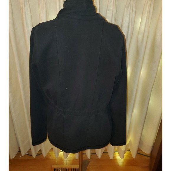 Lucy Ruched Waterfall Jersey Cardigan/Jacket M - Picture 5 of 7